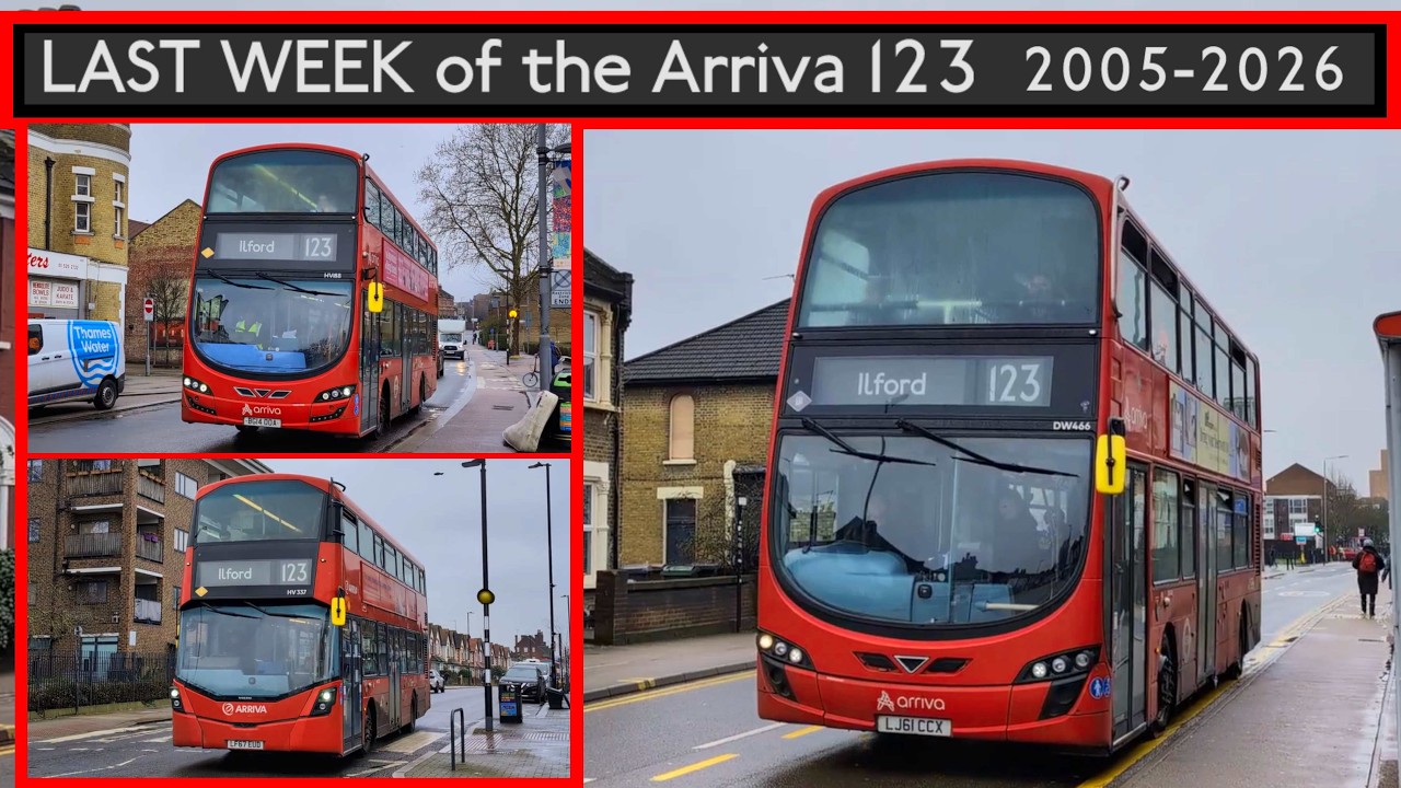 The LAST WEEK of Route 123 Arriva Operation | 2005-2026 | Gemini 2s & Gemini 3 Hybrids (to GoAhead)