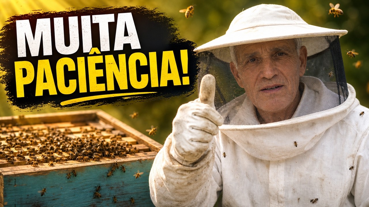 Com as Abelhas é Preciso muita Paciencia🐝#osegredodasabelhas