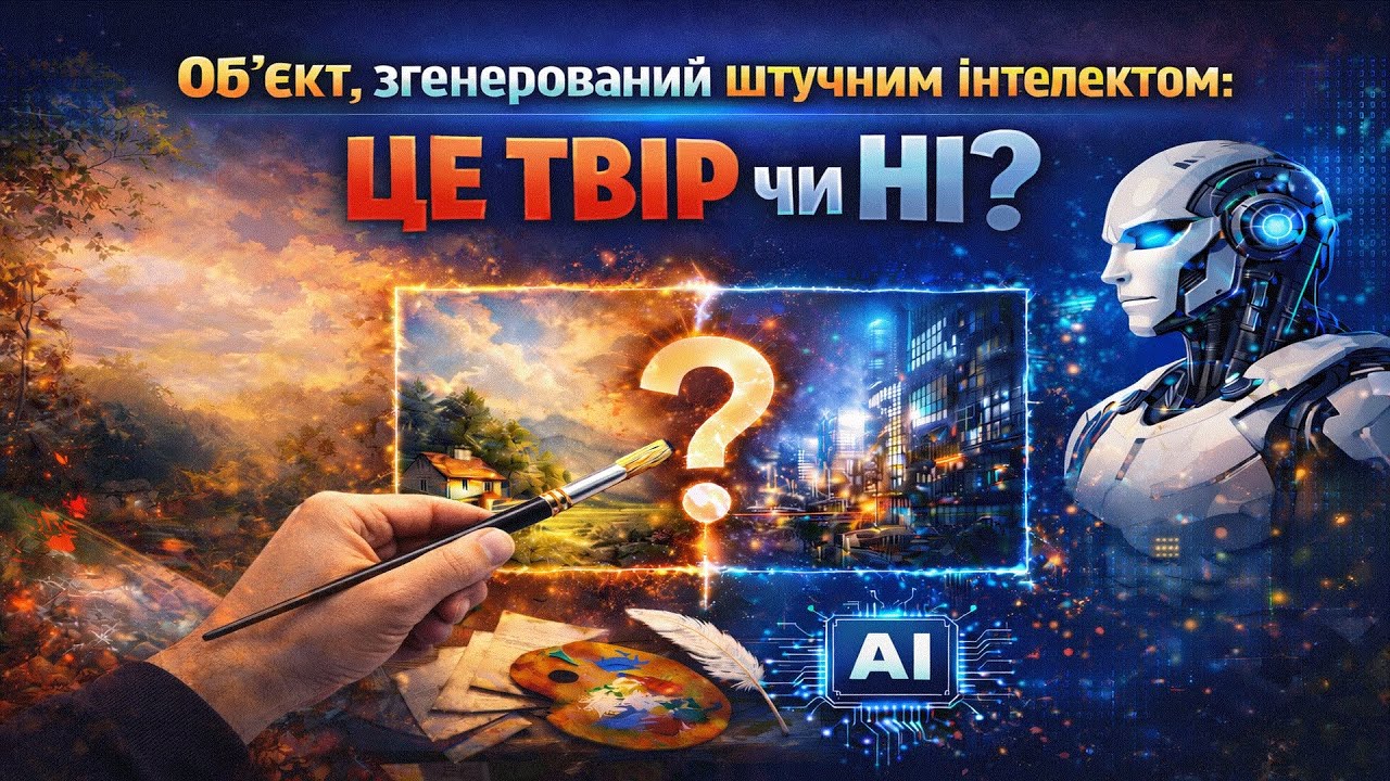 Об’єкт, згенерований ШІ: це твір чи ні?