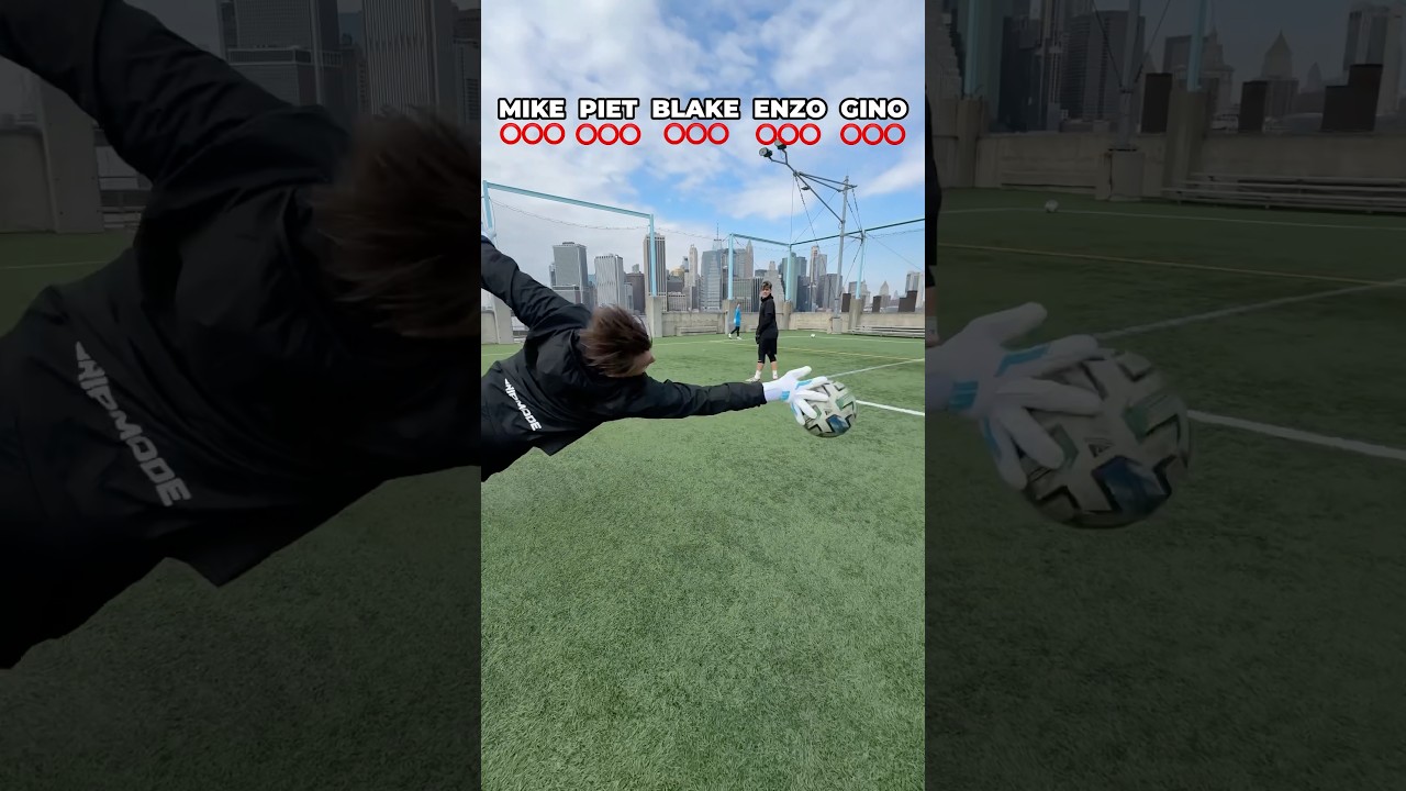 INSANE REACTION SAVES 🤯 #goalkeeper #goalkeepertraining