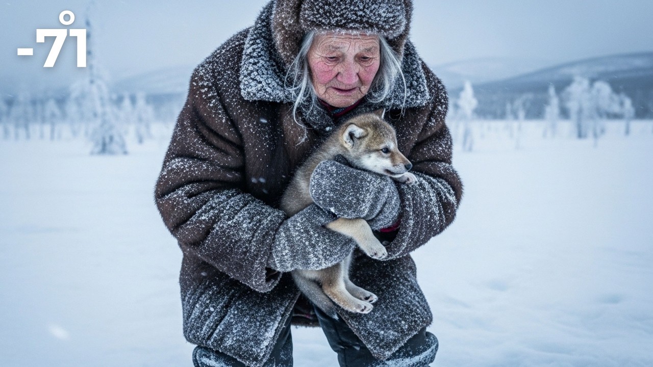 93-Year-Old Widow Rescues Frozen Bear Cub at −71°C Blizzard