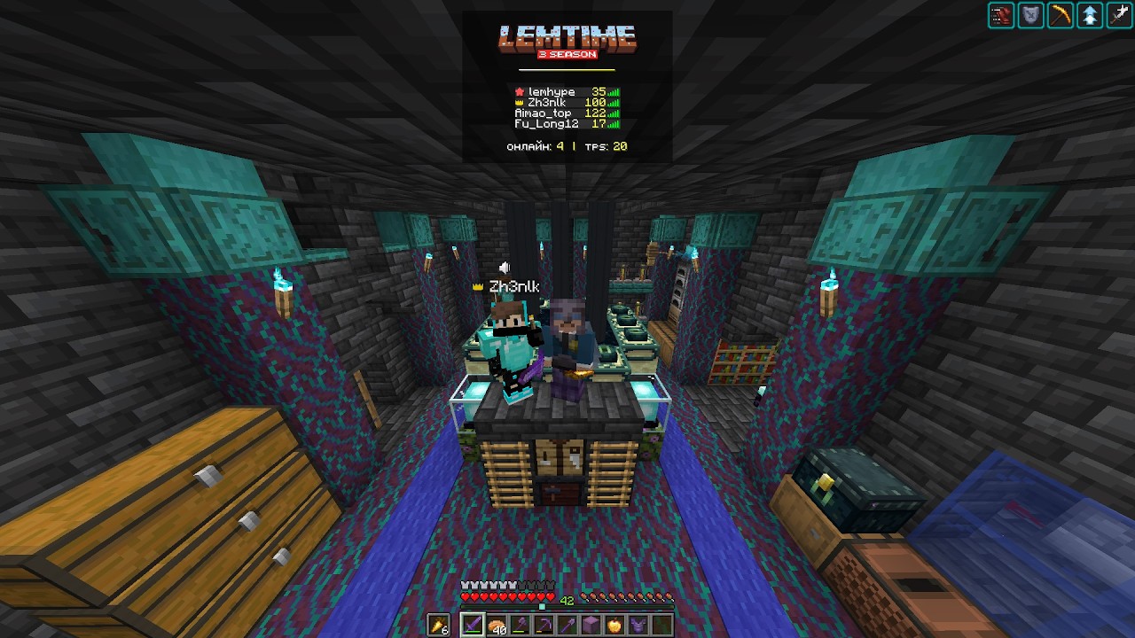 Ванильный сервер LEMTIME 3 Сезон | Minecraft 1.21