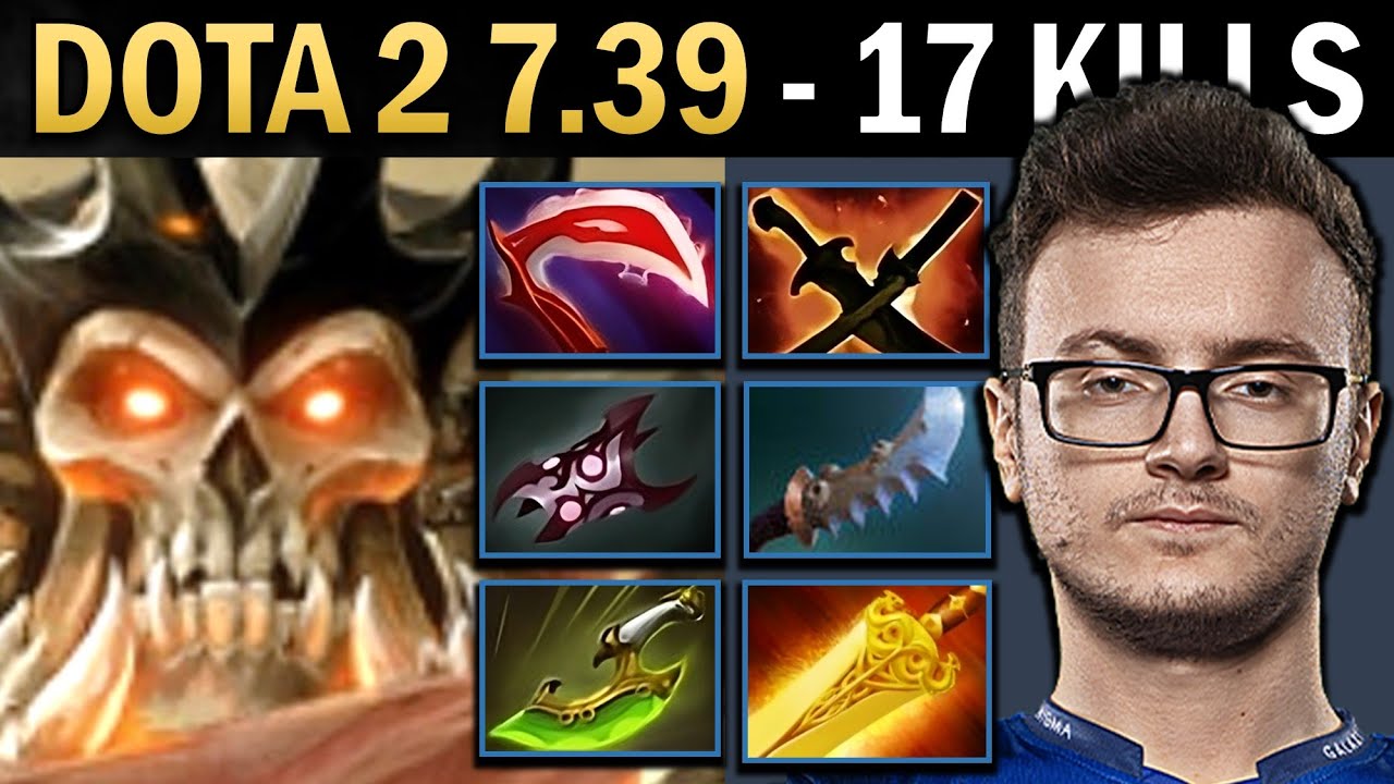 Wraith King Gameplay with Desolator and Swift - Dota 7.39