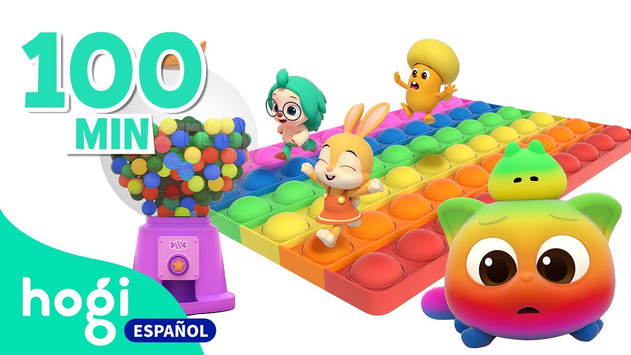 Los COLORES de Arco iris🌈 | Aprende los Colores con Tobogán | Colores para Niños