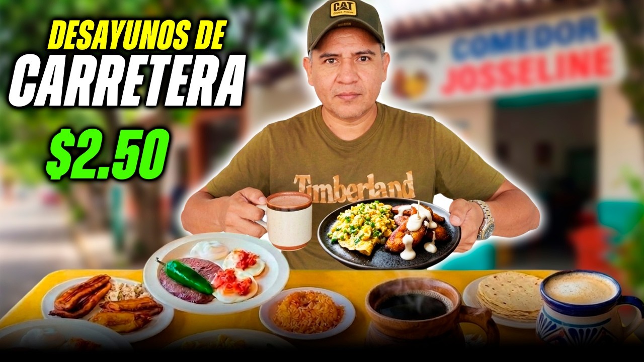 Mira Lo que Puedes Comprar con $2.50 en las CARRETERAS de EL SALVADOR *No vas a creer el banquete*