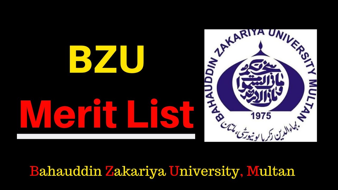 Closing Merit List of BZU Announced- 2019