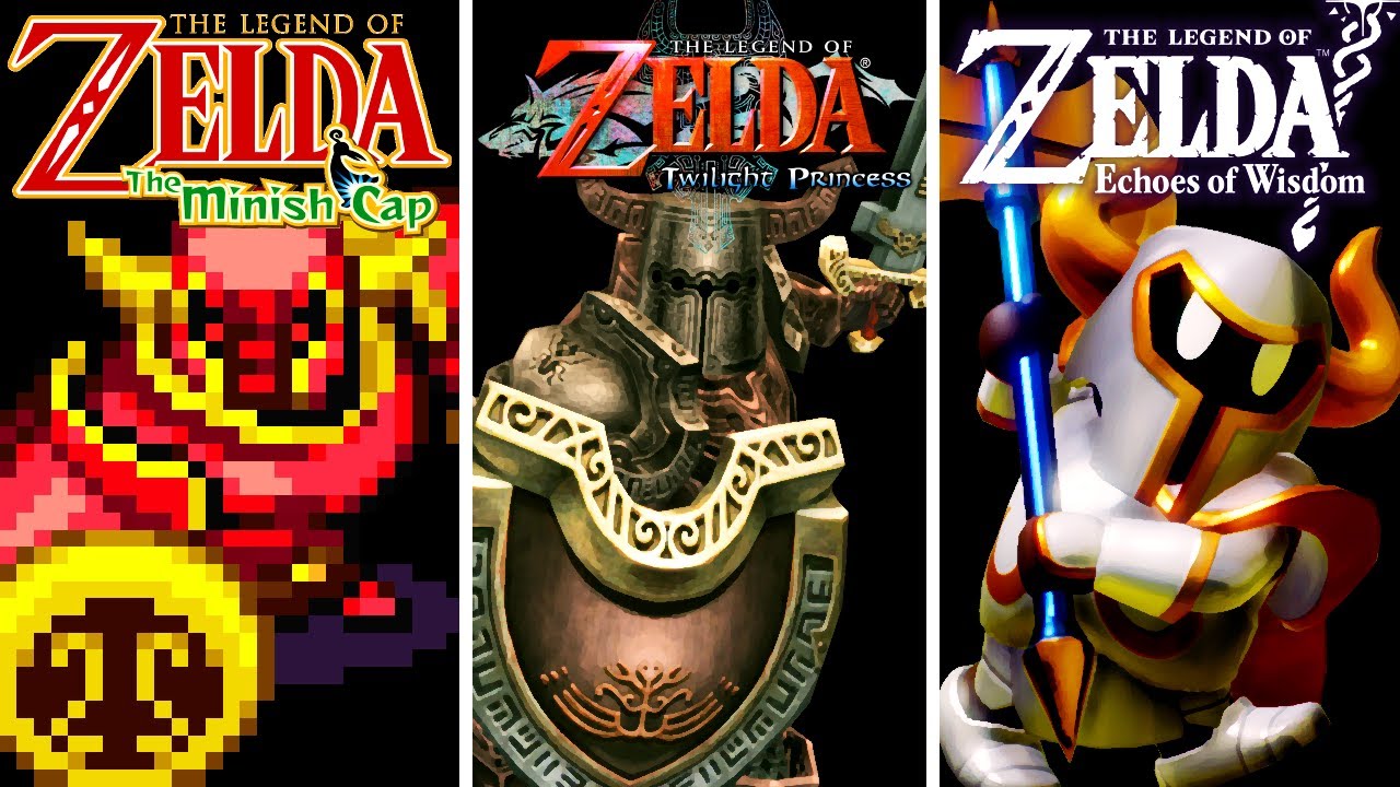 Evolution of Darknut Battles in Zelda Games (1986-2024)