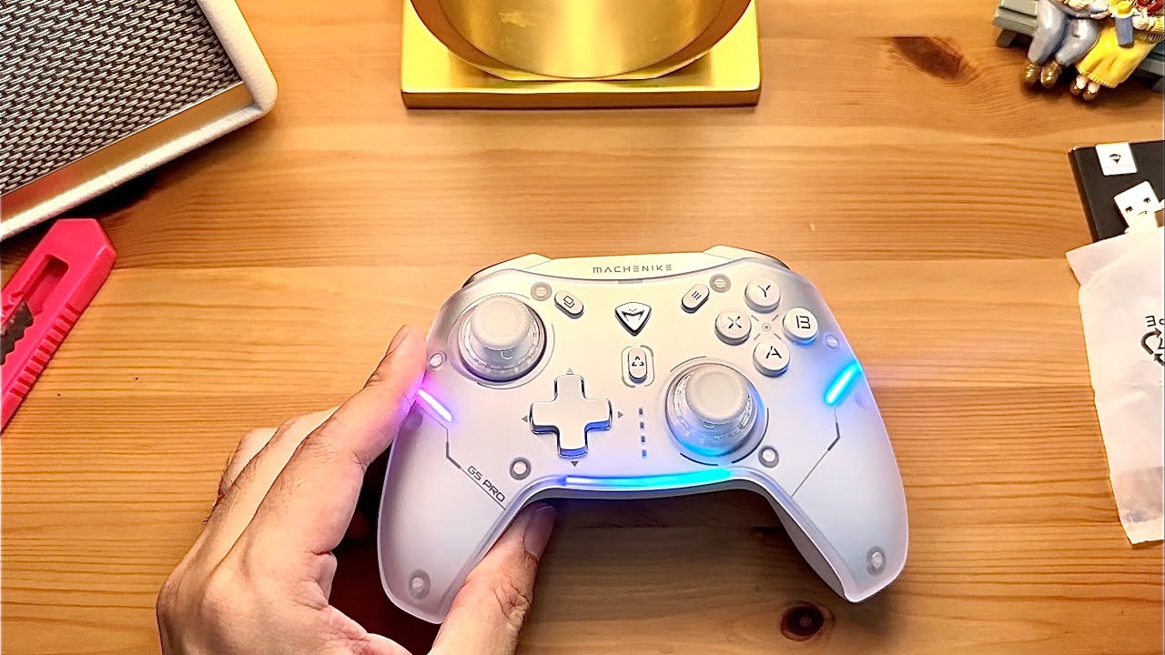Machenike G5 pro Game controller console wireless unboxing ASMr.Anson