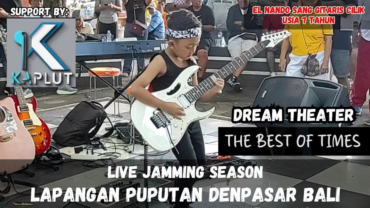 Live Solo Guitar El Nando Gitaris Cilik 7 Tahun || Guitar Cover The Best Of Times 
