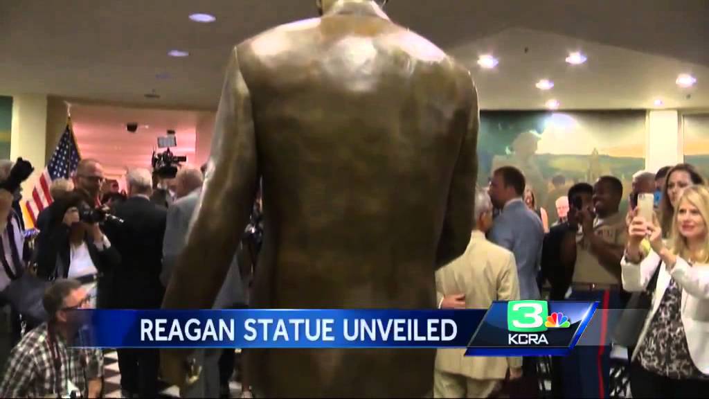 Ronald Reagan statue unveiled at state Capitol