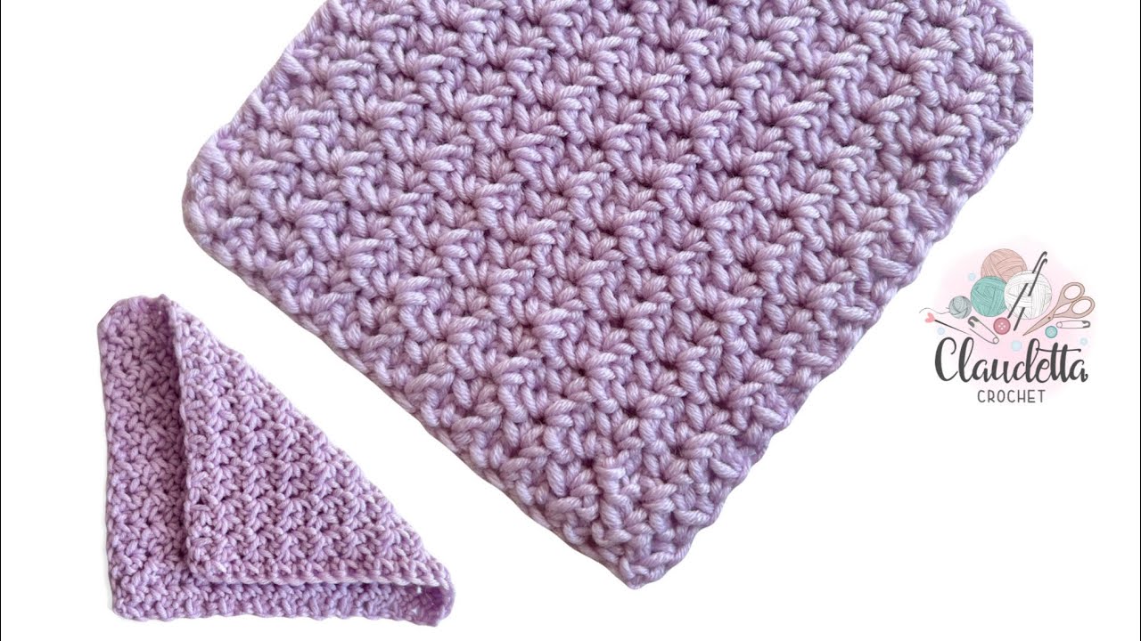 How to Crochet a Washcloth – Easy Beginner Tutorial