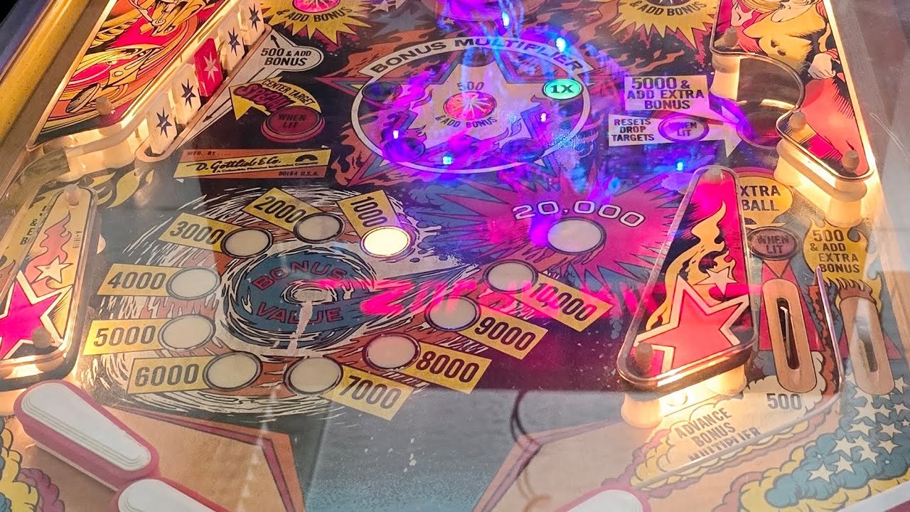 Solar Ride Pinball machine