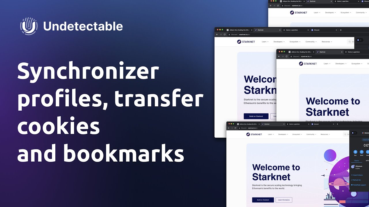 Review of Undetectable browser 2.11 update - Profile synchronizer, transfer of cookies and bookmarks