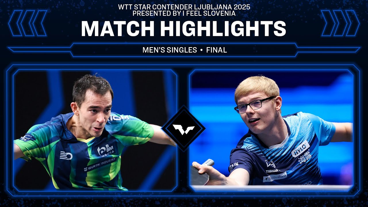 Hugo Calderano vs Felix Lebrun | MS Final | #WTTLjubljana 2025