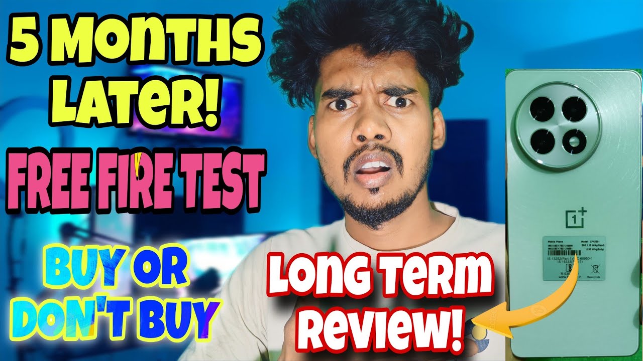 OnePlus 13R Long Term Review | 5 Months Later | OnePlus 13R Review | Free Free | FPS Test | Camera 