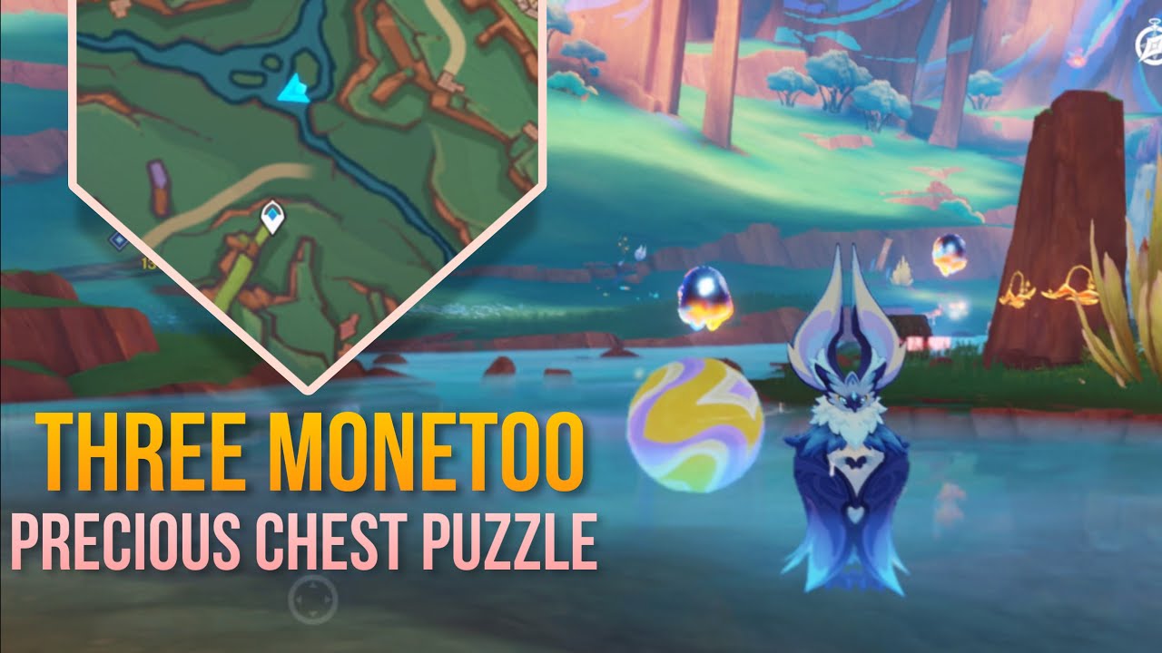 GUIDE - Three Monetoo Puzzle | Precious Chest in Xalac Vale (with one monetoo running on a ball)