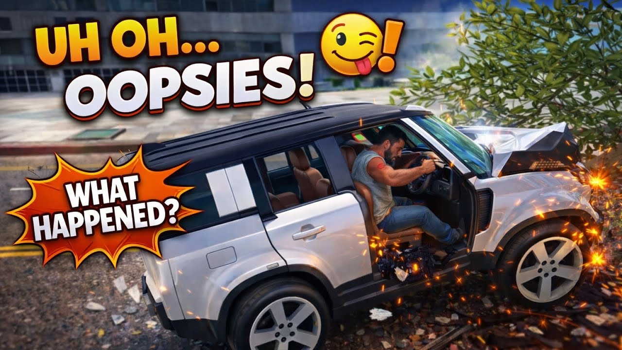 Oops! Car Crash in Game 😅 | Funny Driving Gameplay | (@fluxm5 )