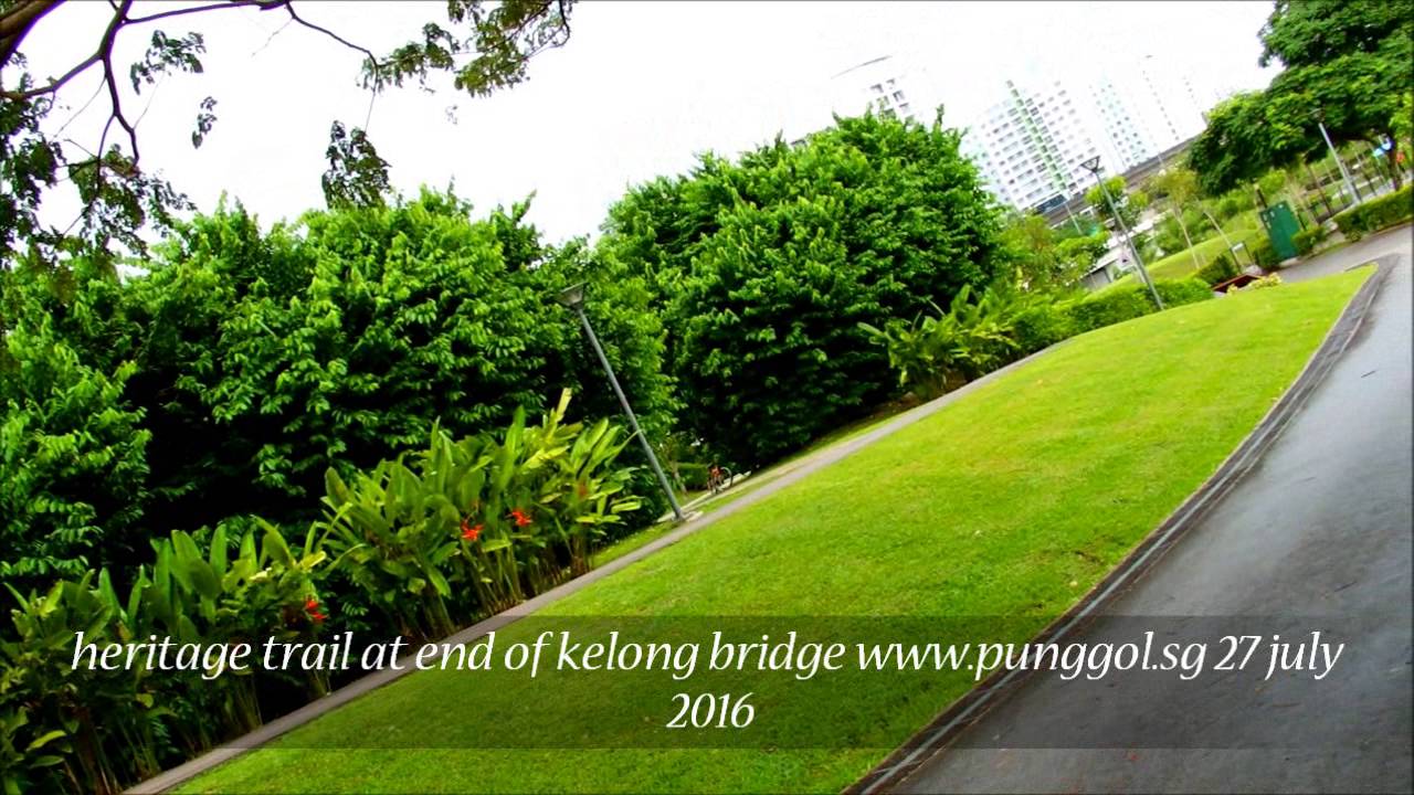 heritage trail at end of kelong bridge www punggol sg 27 july 2016