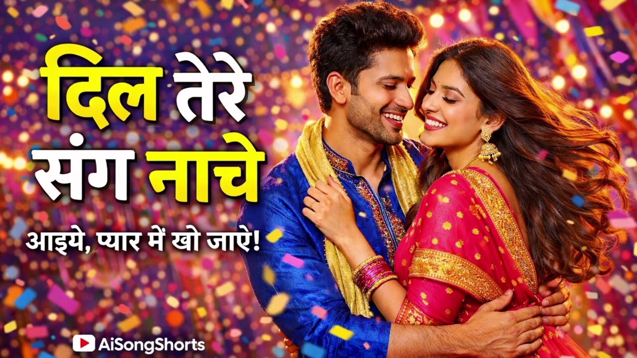 दिल तेरे संग नाचे | रोमांटिक बॉलीवुड डांस सॉन्ग|Dil Tere Sang Naache | Bollywood Love Dance Song 💃✨