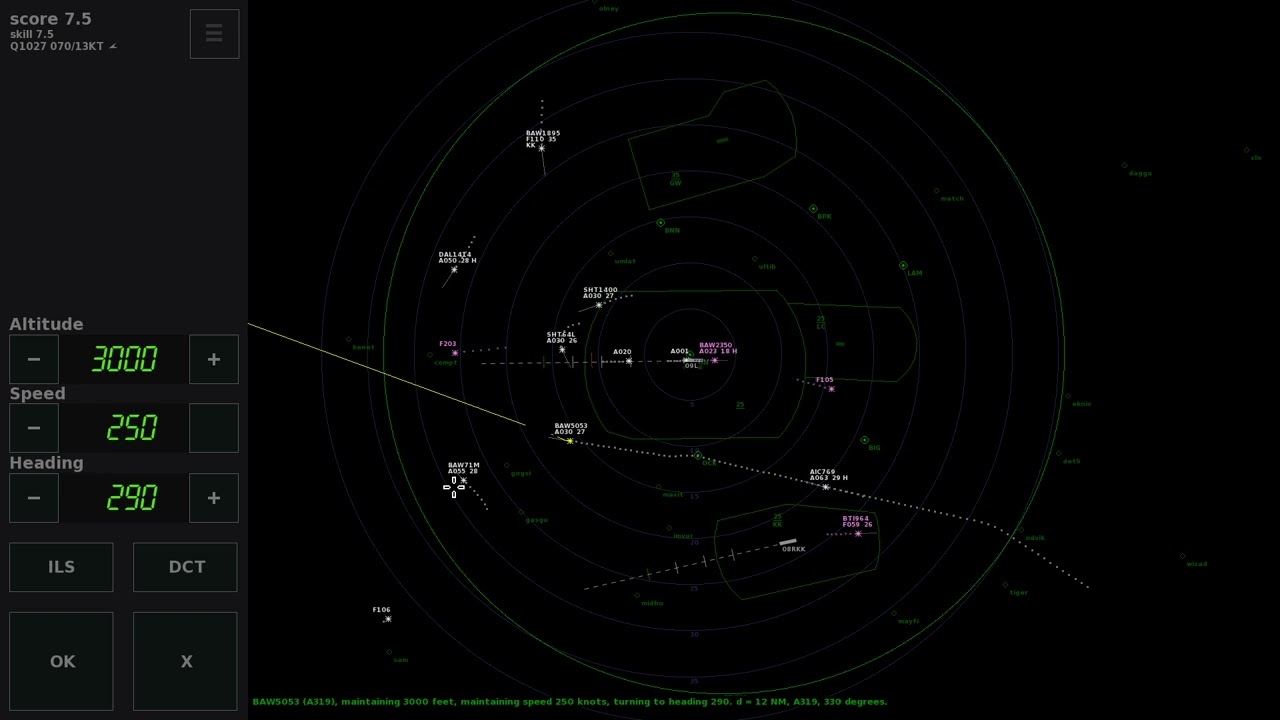ATC Radar/TRACON [EGLL] - 123 Minutes of London Heathrow Airport Approach/Departure - Endless ATC