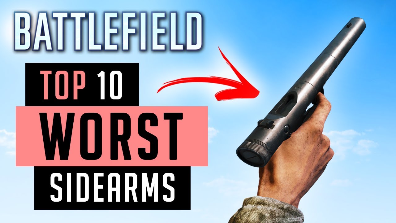 Top 10 WORST Sidearms in Battlefield Games