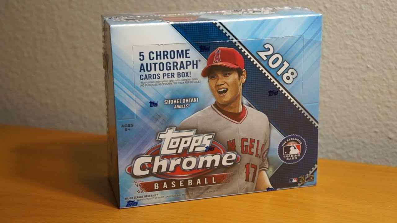 2018 Topps Chrome Jumbo Baseball - 1 box break!