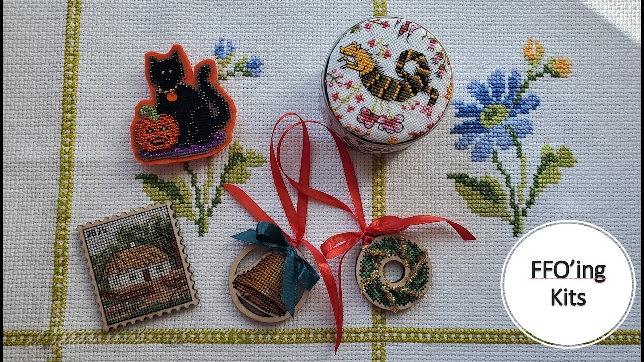 Fully Finishing Cross Stitched Kits: FruzelOk, Mill Hill, Zayka Stitch and Sajou