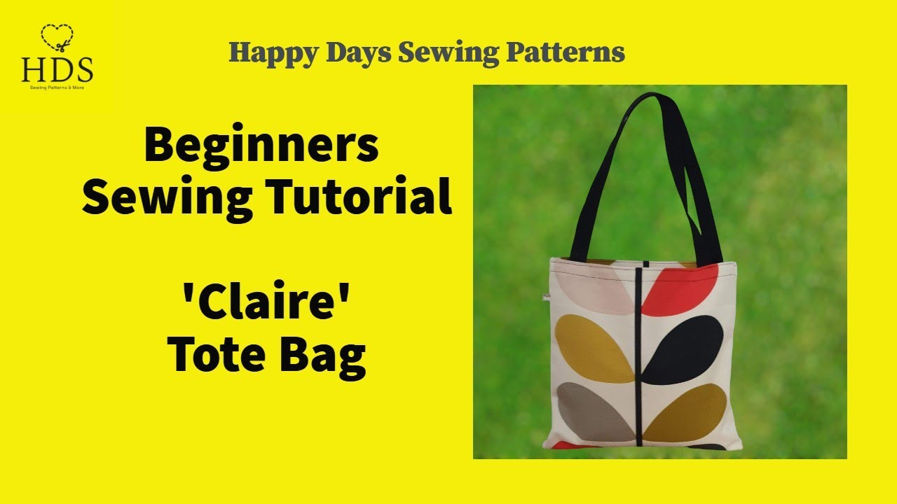 Claire Tote Bag Tutorial Master Copy 2024