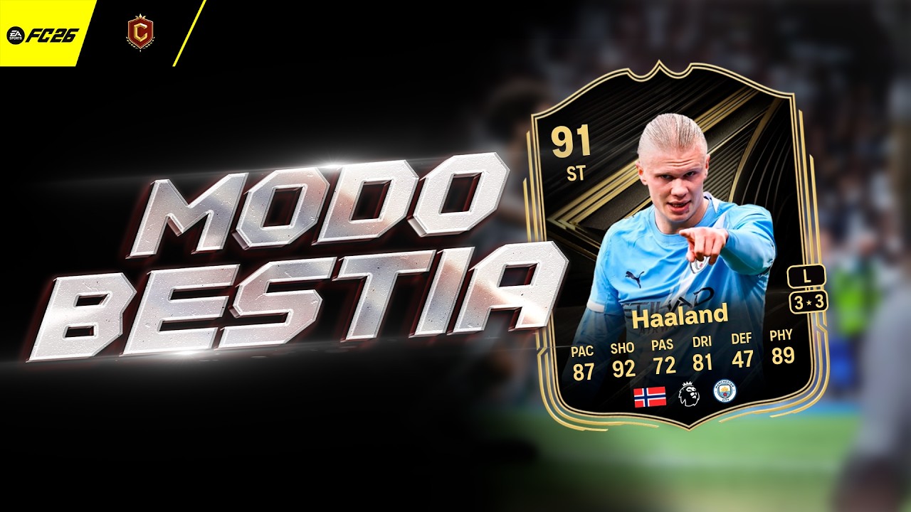 MODO BESTIA Haaland DOMINA mi primer FUT Champions
