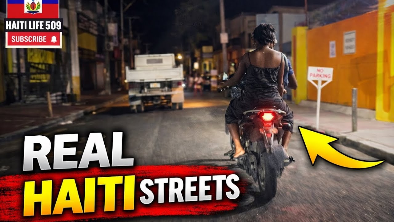 HAITI STREETS AT NIGHT IN PETYONVIL SOU MOTO 9:08 PM 3/11/2026