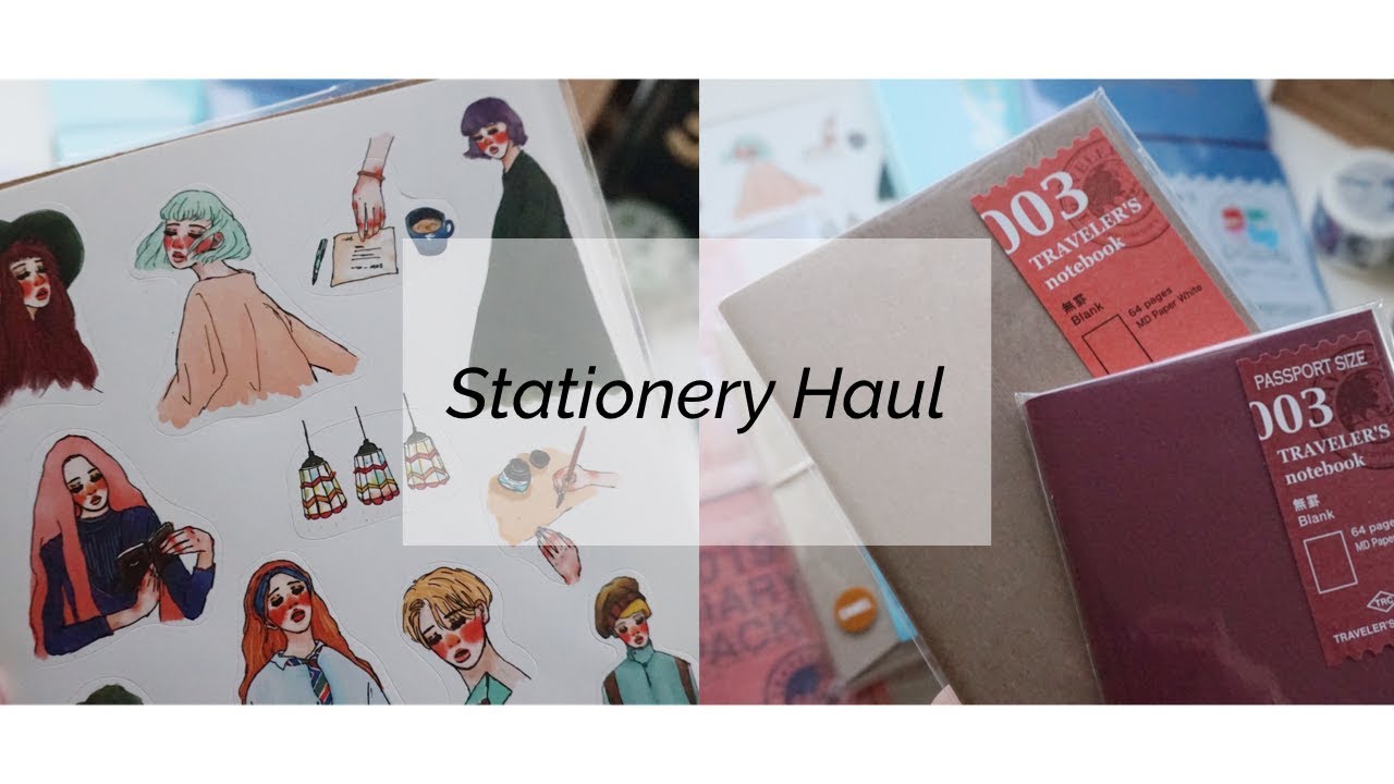 Stationery Haul (WonderPens, PaperPlusCloth, HalloAlice)
