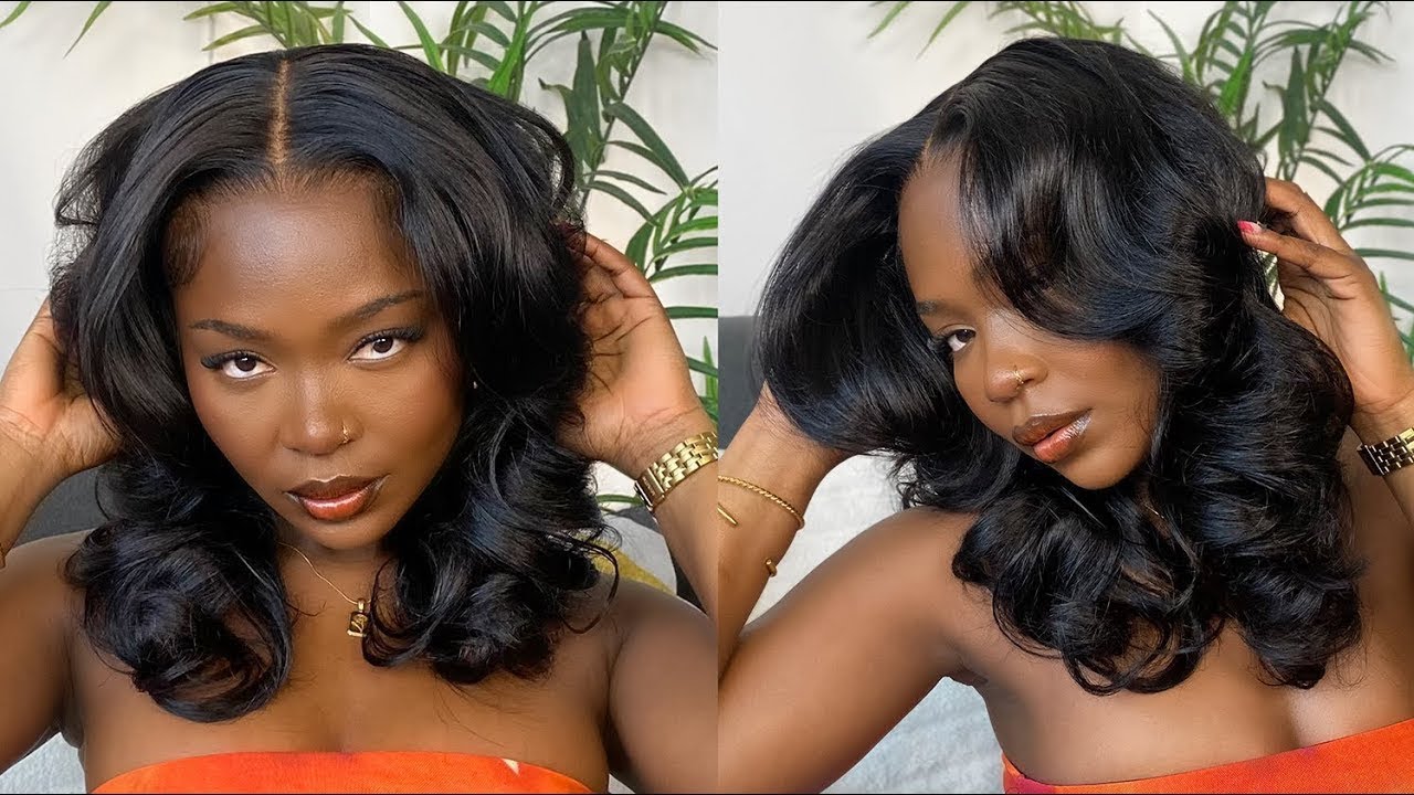 ITS GIVING NATURAL! MOST REALISTIC PRE-PLUCKED HAIRLINE | BODY WAVE WIG INSTALL FT. WIGGINS HAIR