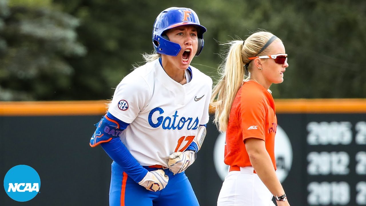 Florida softball scores 6 late to avoid elimination | Full half-innings