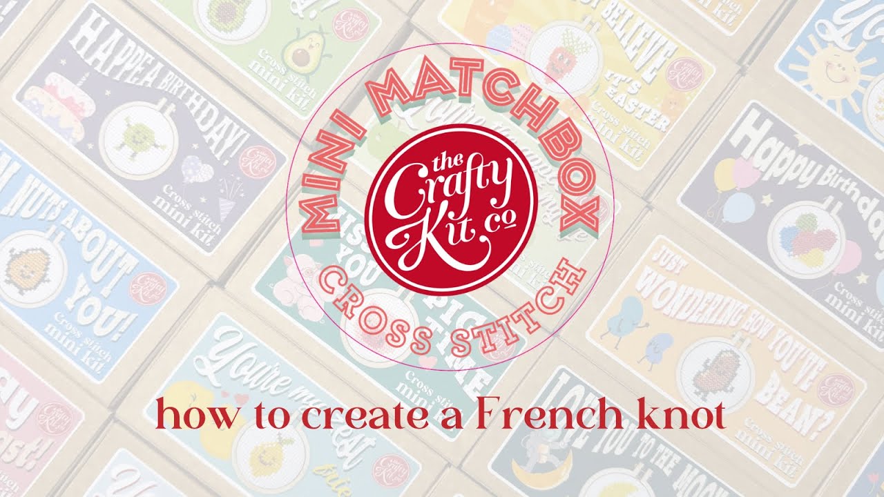 Cross Stitch: How To Create a French Knot
