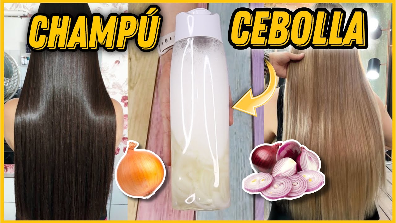 CRECE TU CABELLO EN 1 SEMANA CON ESTE CHAMPÚ DE CEBOLLA CASERO | NatyGloss