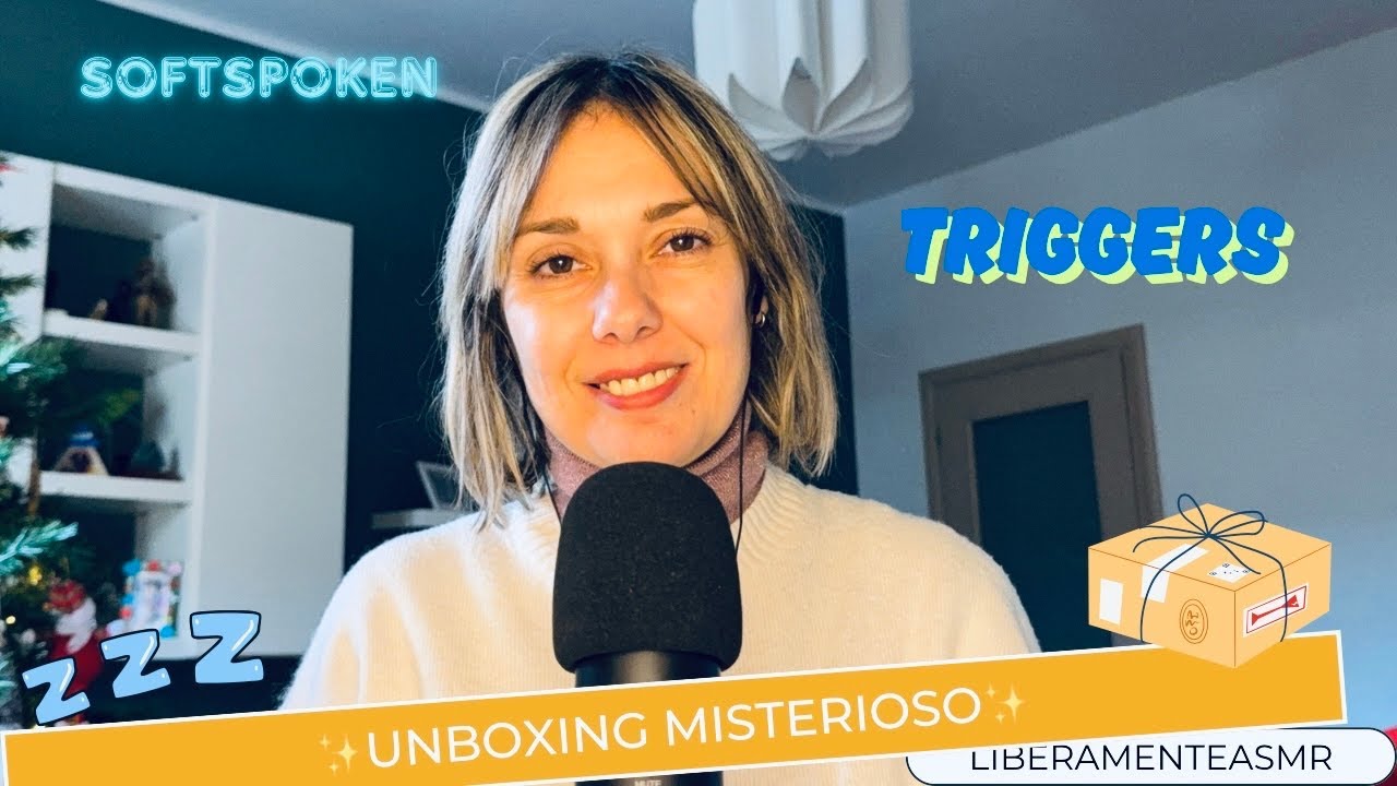 Asmr ita Softspoken Triggers ✨Piccolo Unboxing Misterioso!✨😉