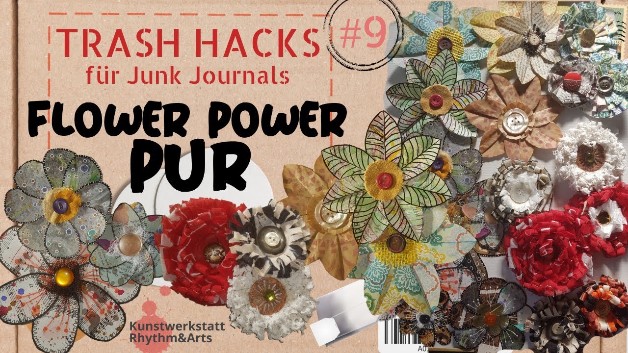 🗑️TRASH HACK #9🗑️ &ndash; 🌸🌼Flower Power Pur🌼🌸Tutorial