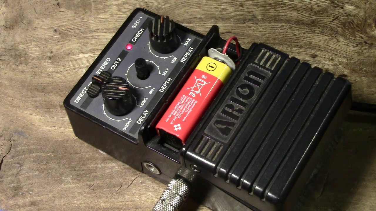 Arion Stereo Analog Delay SAD-1 Guitar Pedal