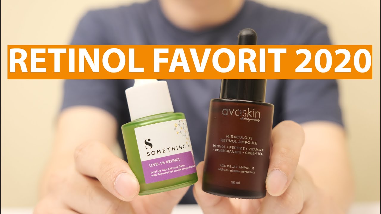 SERUM RETINOL LOKAL FAVORIT 2020 AVOSKIN MIRACULOUS AMPOULE & SOMETHINC LEVEL 1% - Skin Oppa