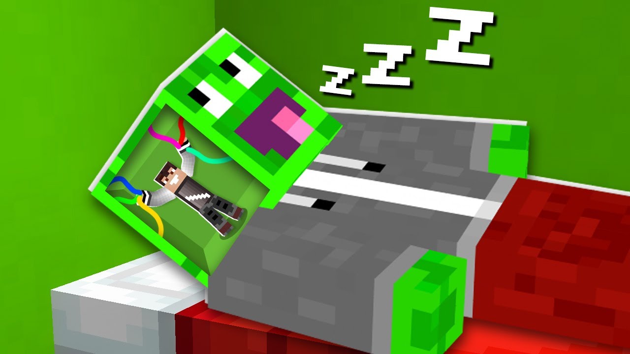 KONTROLUJE PALIONA GDY ŚPI w Minecraft!