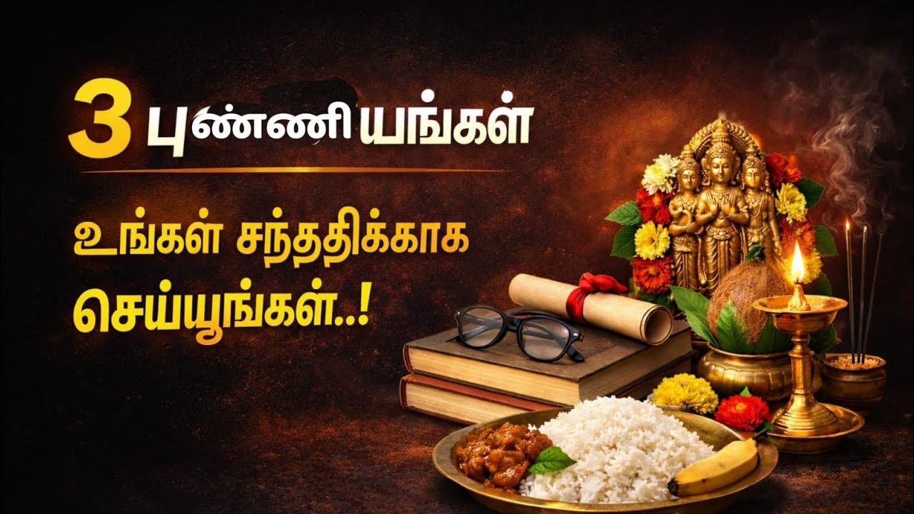 தலைமுறையையே காப்பாற்றும் 3 புண்ணியங்கள் தெரியுமா? #வாழ்க்கை_வழிகாட்டி #TamilMotivation
