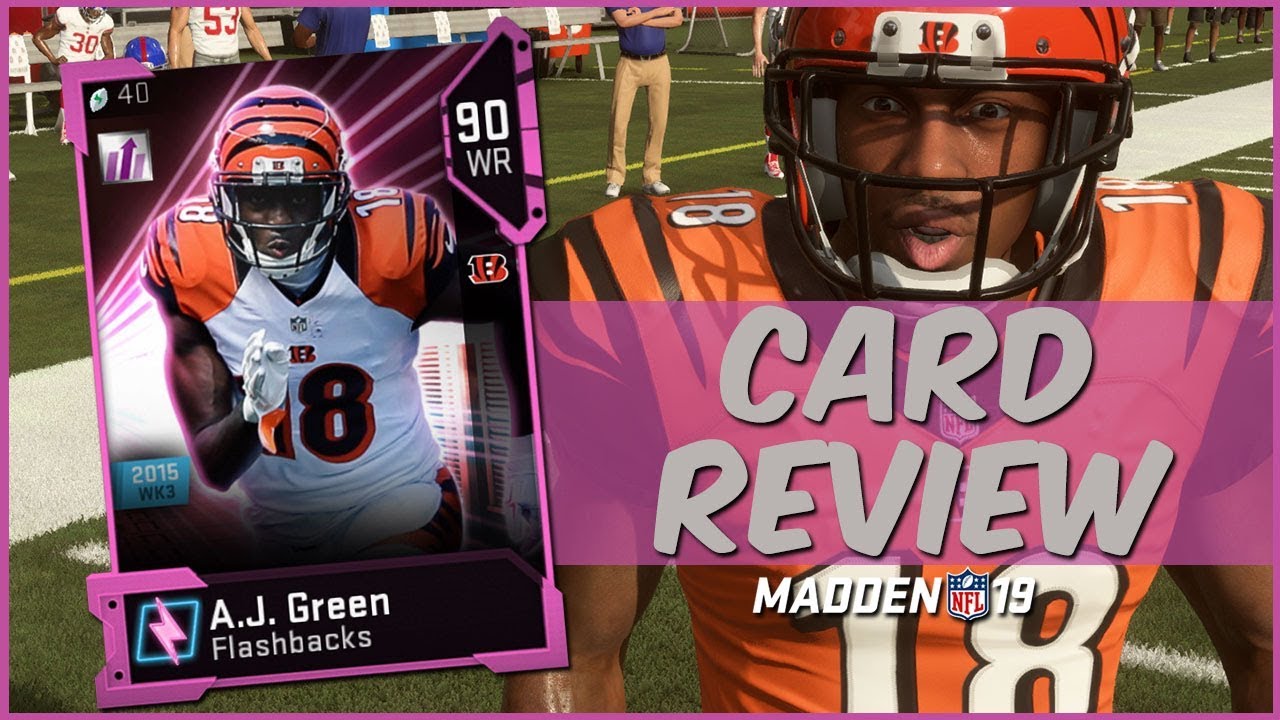 MUT 19 Card Review | Flashback AJ Green Gameplay + Card Review