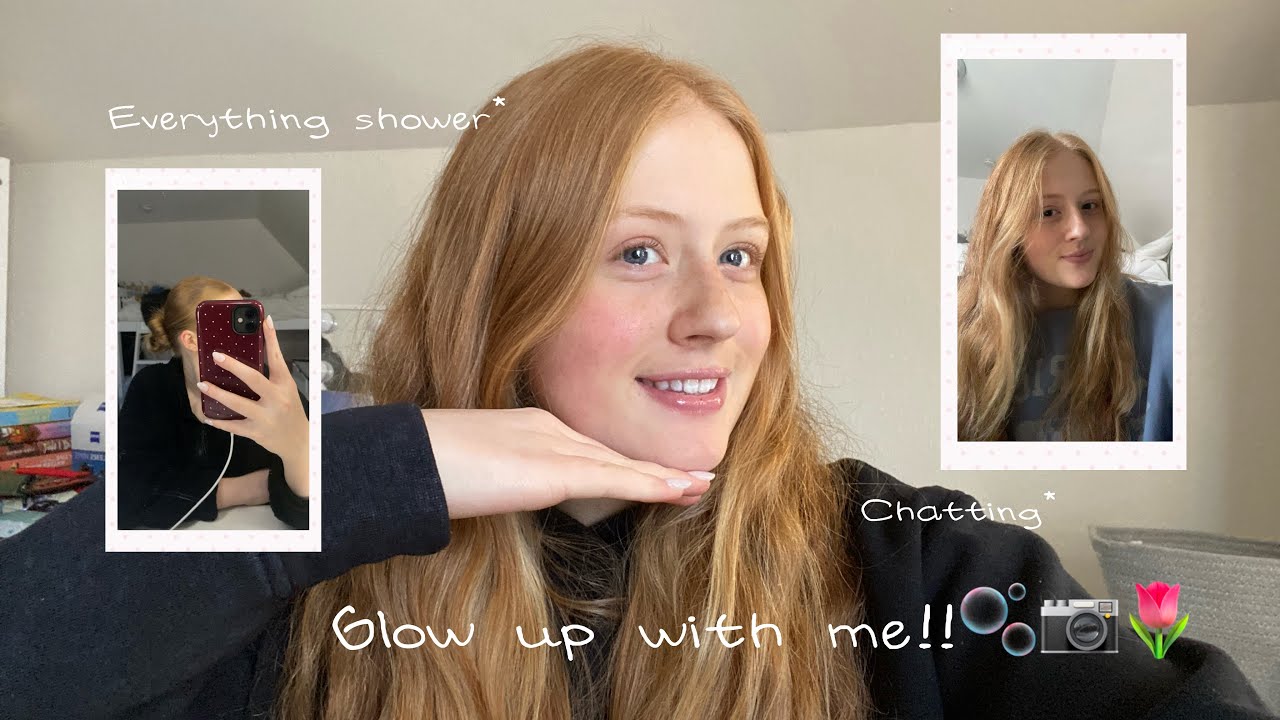 Come glow up with me!! (Everything shower, chatting, get to know me!!)🫧🌷🎀🫰