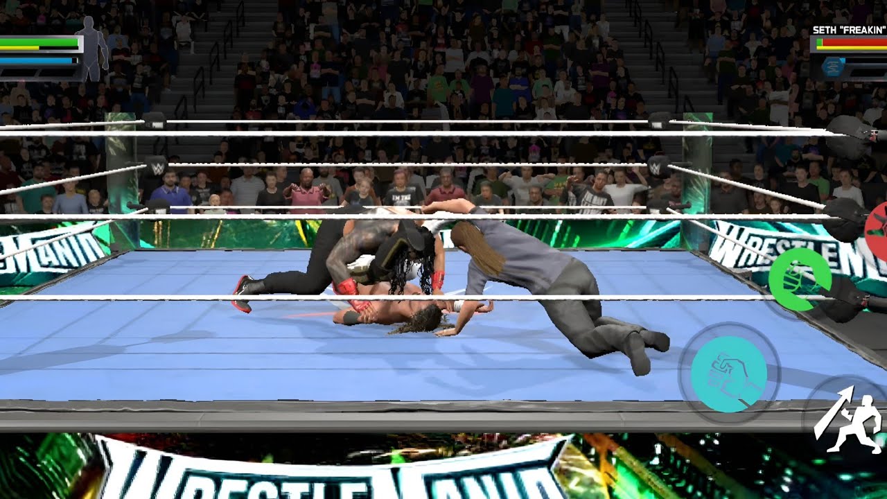 Roman Reigns Vs Seth Rollins WWE Gameplay🗿