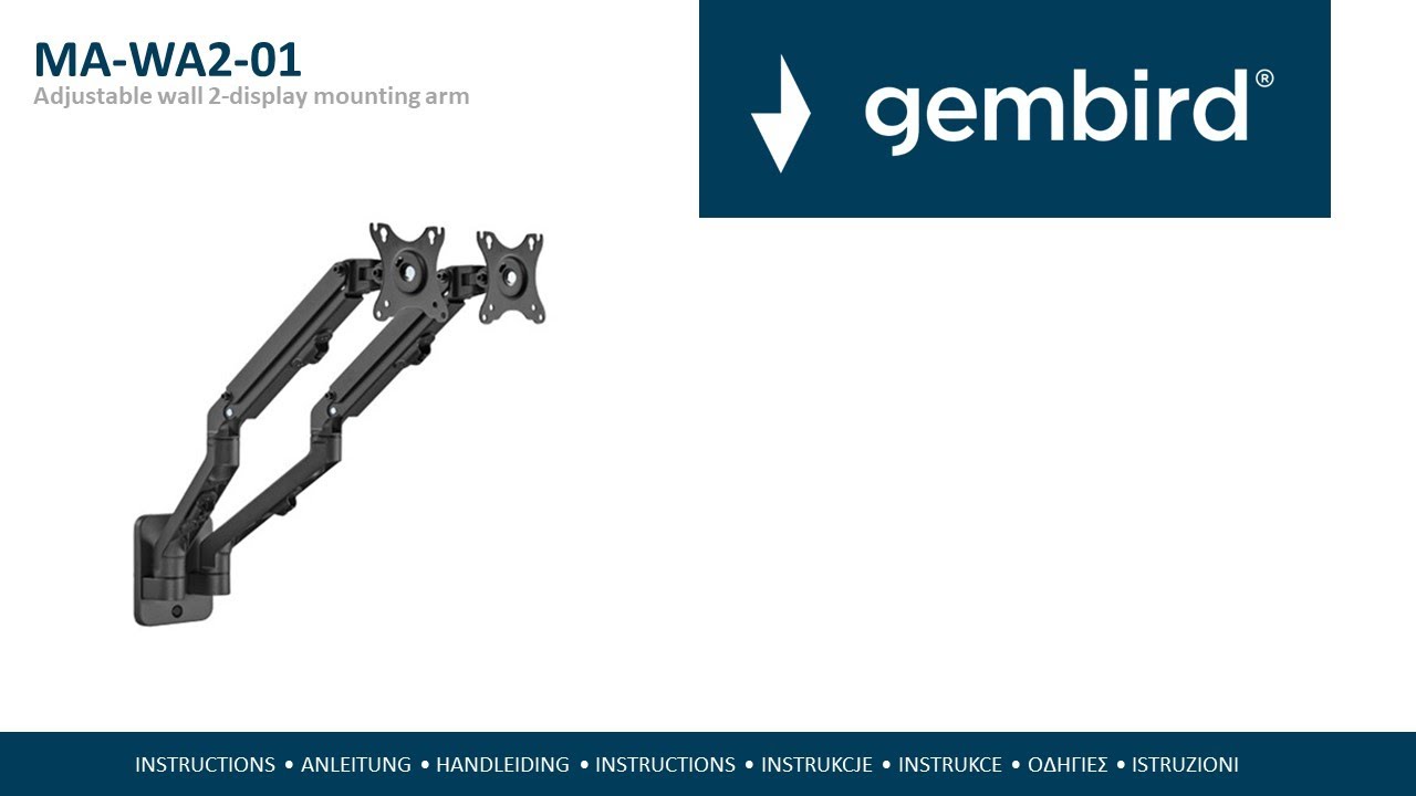 Gembird MA-WA2-01 installation instructions