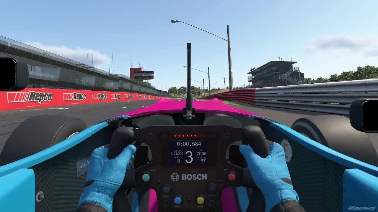iRacing Mount Panorama Circuit F3 Dallara (Dry) Track Guide (Hotlap + Telemetry)