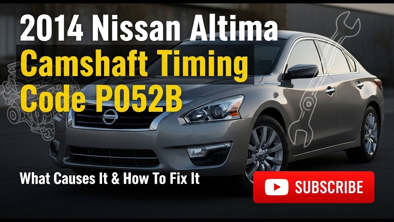 Код ошибки P052B, связанный с синхронизацией распредвала у Nissan Altima 2014 года – причина и сп...