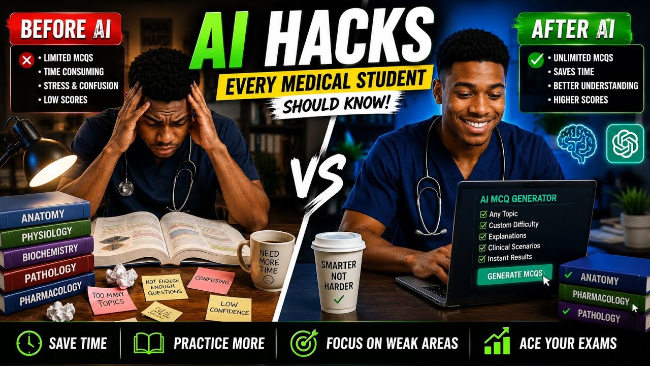 AI Hacks Every Medical Student Should Know! 🩺🤖🚀 