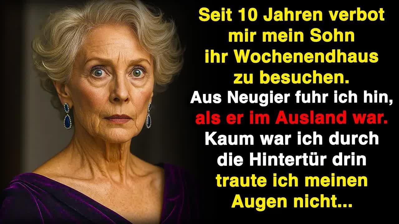 Ich fuhr heimlich zum Landhaus meines Sohnes – als ich durch die Hintertür ging, war ich schocki