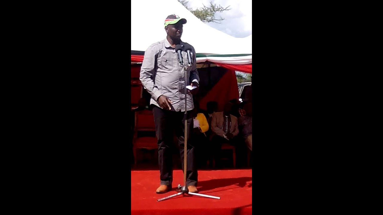 William Rutto breathes fire in Baringo during the Goat Auction 2015